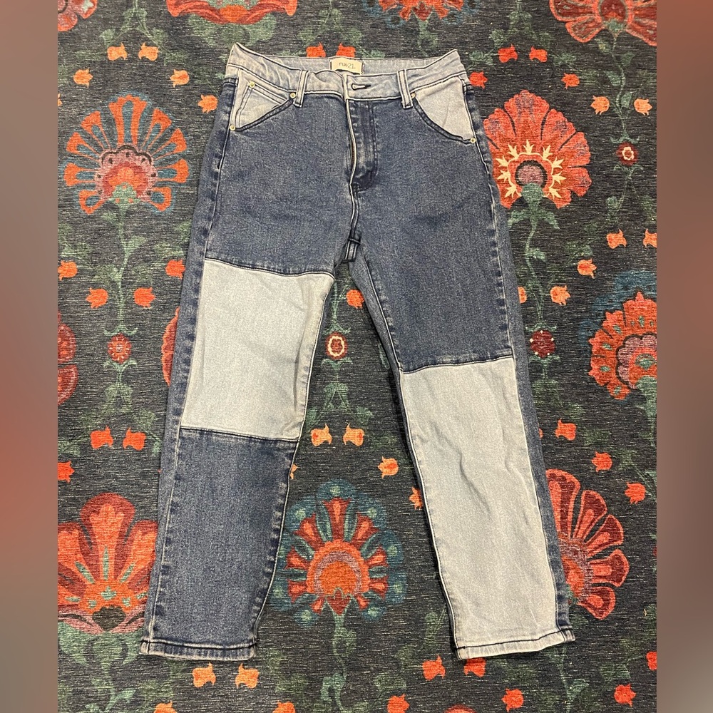 Rue 21 Size 6 Patchwork Jeans